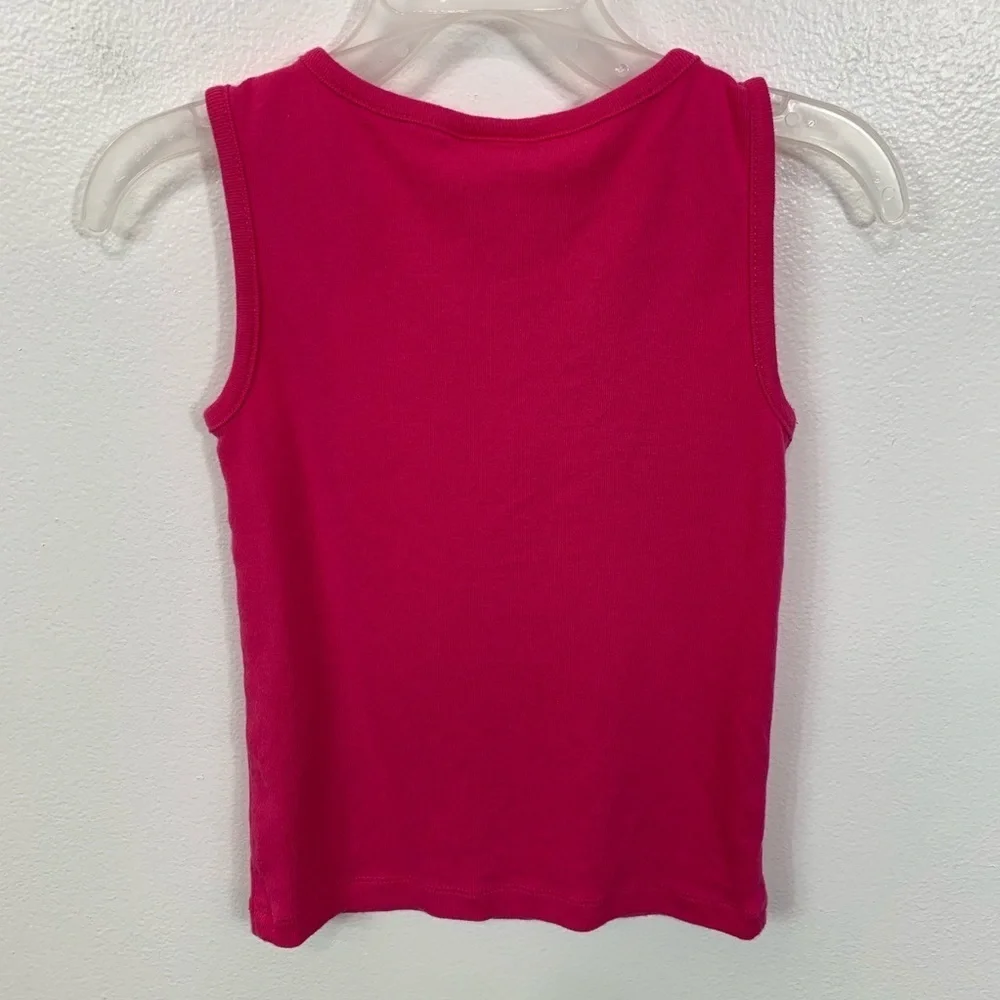 Girls Gymboree Pink Flip Flop Graphic Pink Top